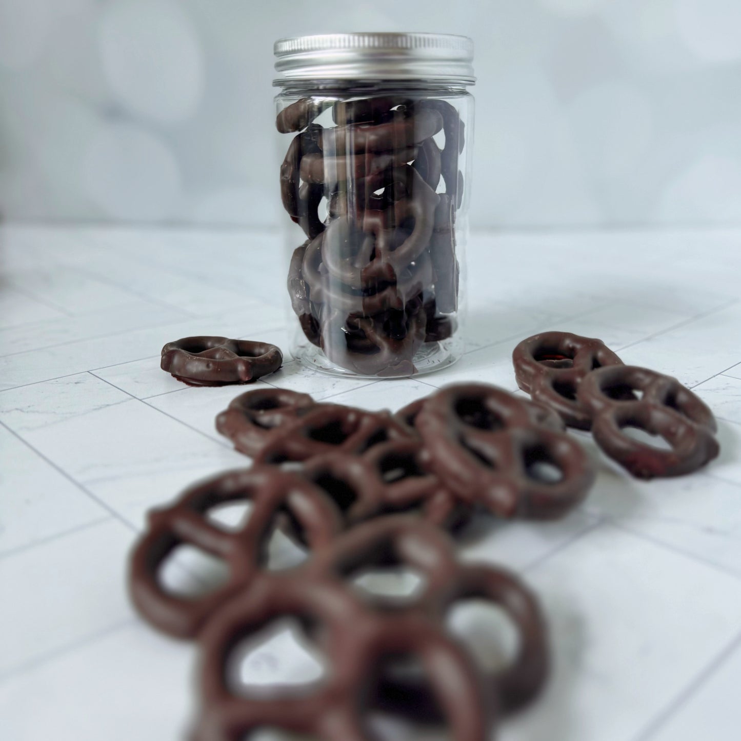 Dark Chocolate Covered Pretzels